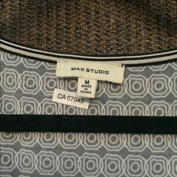 Max Studio Geometric Knit Dress - Picture 2 of 9